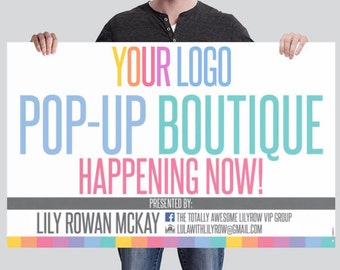 Pop-Up Boutique Personalized Banner! - BN02