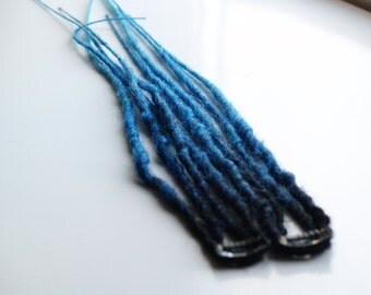18th birthday presents Synthetic Dreadlocks clip in dreads blue dreadlocks Black dreads on clips hair extensions ideas for teenage girls