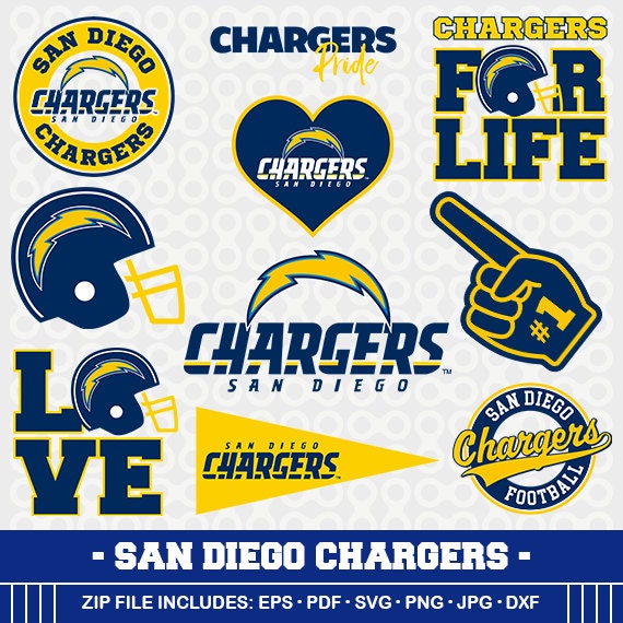 Download San Diego Chargers Svg Files Football Clipart Svg Cameo