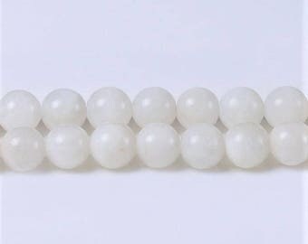 8mm moonstone beads natural moonstone 8mm A grade moonstone round white moonstone genuine gemstones top quality gemstone semi precious stone