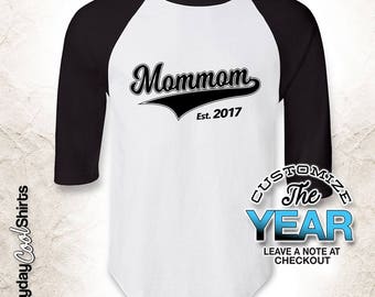 Mommom Since (Any Year), Mommom Gift, Mommom Birthday, Mommom tshirt, Mommom Gift Idea, Baby Shower, Pregnancy