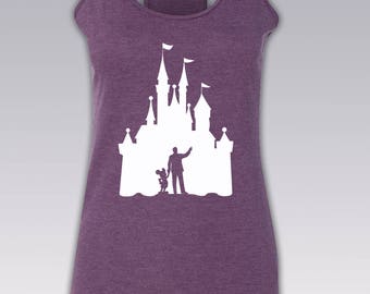 Disney Shirt / Walt Disney Mickey Mouse Disney Tank Top / Disney Shirts / Tank Top / Disney World Shirt / Disney Princess / Disney Vacation