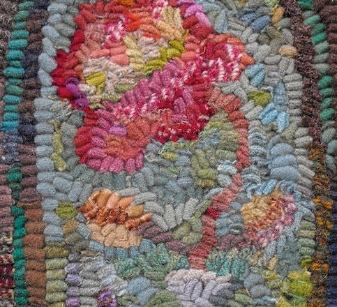 Karen Kahle's rug hooking and punchneedle embroidery