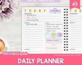 A5 Planner Inserts, Printable Planner, A5 Planner, A5 To Do list, Instant Download, A5 Planner Refill, To Do list, Filofax Refill, A5 Insert