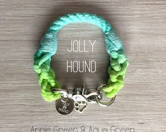 8mm Ombré Rope Dog Collar / ombre collar / cotton rope dog collar / dog collar / rope collar / rope dog collar