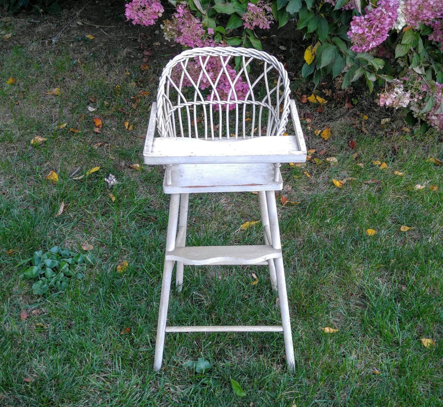 target rattan doll high chair