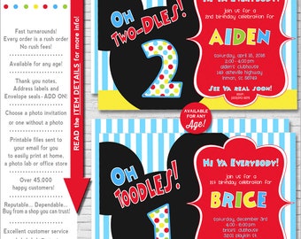 Mickey Mouse Invitation | Mickey Mouse Birthday Invitation | 1st Birthday | Mickey Mouse Printable Invitation | Amanda's Parties To Go