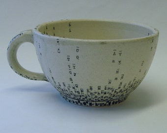 Typewriter Key Soup or Cappuccino Mug v2.0