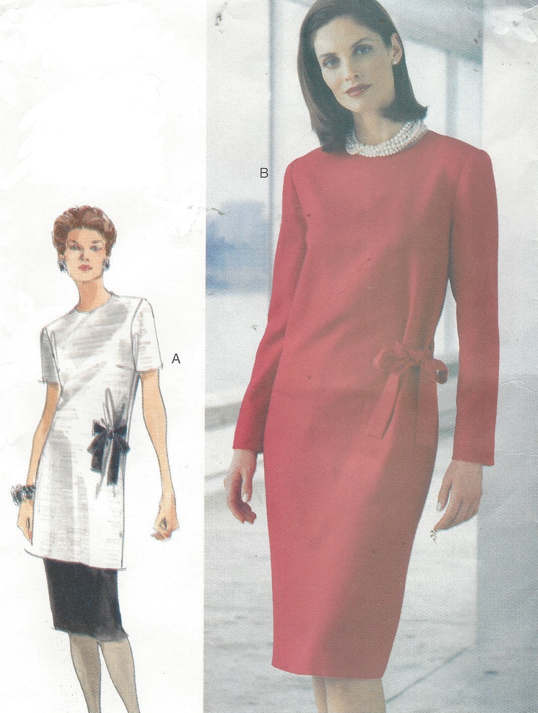 Picture of a sheath dress pattern size top