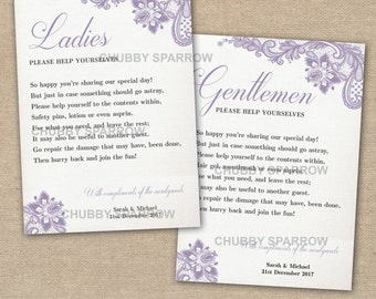 Wedding Bathroom Kit Sign toilet sign | etsy Wedding Bathroom Kit Sign toilet sign | etsy