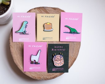 Pick Your Own Enamel Pins - 3 Pins