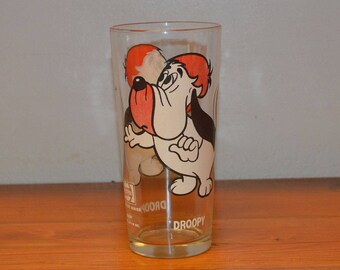 Vintage Droopy Collector Series Pepsi glass tumbler