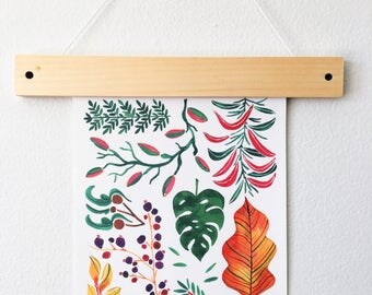 July Nature Collection Art Print - Watercolor Art