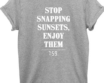 Stop Snapping Tee - Snapchat - Tumblr - Tumblr Tee - T Shirt - Women's Tee - Tee - Short Sleeve Shirt - Women's Top - Funny Shirt - Sarcasm