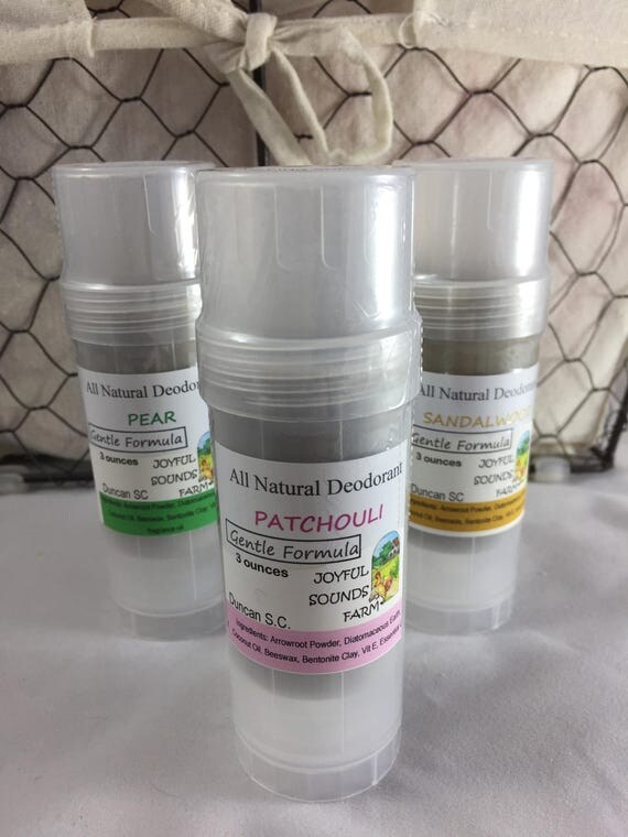 GENTLE FORMULA All Natural Solid Deodorant baking soda free
