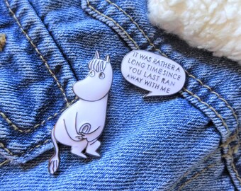 Snork Maiden Moomins Moomintroll Tove Jansson Finland Pin Badge Set