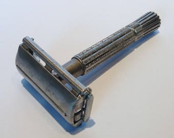 1960s Gillette Rocket Flare Tip TTO Razor. Vintage English Gillette Razor.