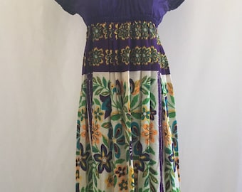 vintage 60's YOUNG EDWARDIAN by ARPEJA maxi dress - small