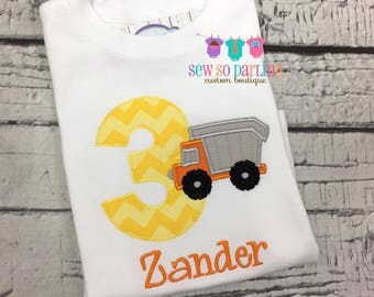 1st birthday construction shirt