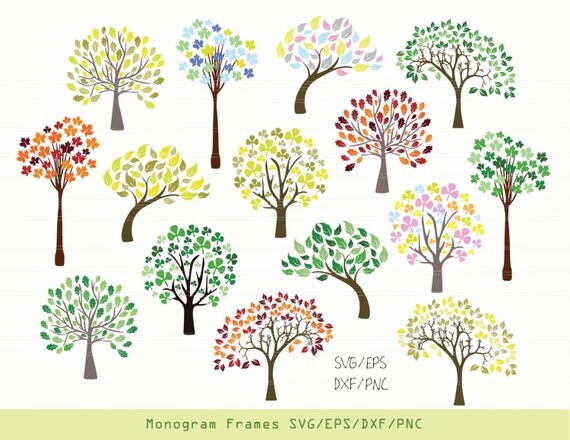 Tree SVG tree sticker tree clipart tree vinyl decal svg