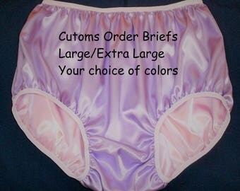 Free Shipping Adult Sissy Baby Double Satin Panties / Diaper Cover for Men & Women