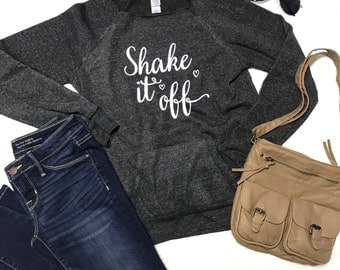 Shake it off, warm cute fall sweatshirt, fuzzy off shoulder sweatshirt, taylor swift 1989 sweatshirt sweater, off shoulder sweatshirt cute
