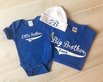 Big Brother Little Brother Shirt Set, Big Brother Shirt, Little Brother Shirt, Big Brother Baseball Shirt, Big Brother Announcement Shirt
