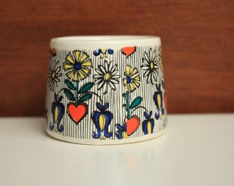 Vintage Egg Cup, Vintage Goebel Egg Cup, Bucket Egg Cup, West Germany Egg Cup, Goebel Collectible