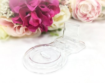 6 Acrylic Teacup Display Holders, Tea Cup and Saucer Display Stand for Tea Set, Tea Party, Wedding, England #A747