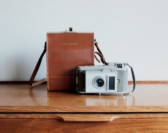 Polaroid J33 Land Camera & Leather Case