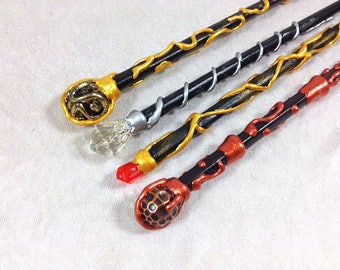 Black Magic Wand Magic Wand Wizard Wand Fairy Wand Witches Wand Steampunk Wand Harry Potter Wand Cosplay Party Wand