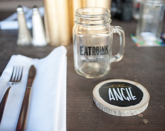 Handmade Wooden Wedding Coasters! Set of 25 + Above!
