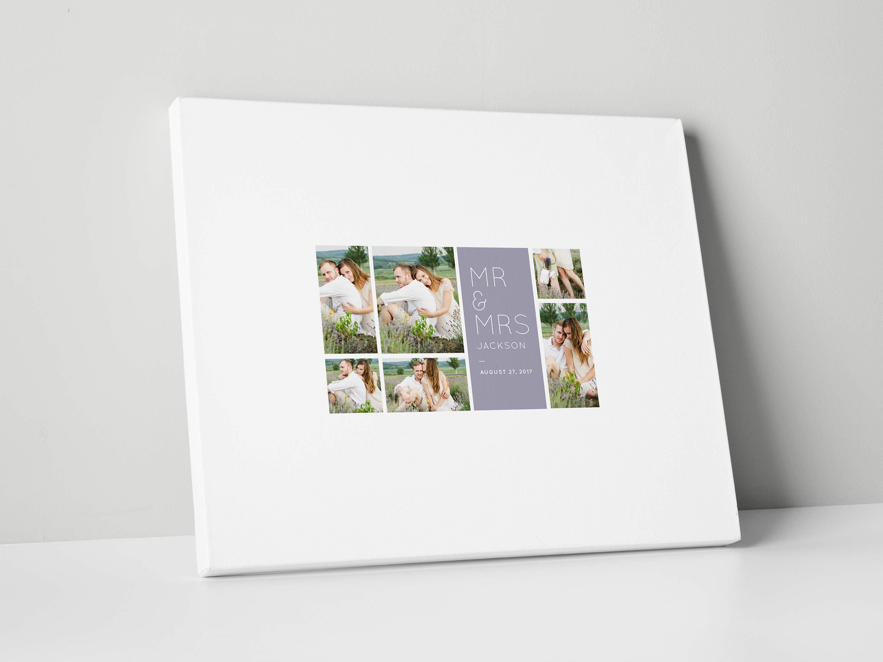 Photo Wedding Guest Book Canvas Various Sizes Wedding Guest