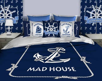 anchor duvet | etsy anchor duvet | etsy