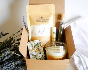 Spa gift set Spa Kit Gift Set for women Spa Set Gift Bath Salt Gift for her gift basket spa present bath salt gift basket spa gift basket