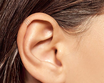 Silver Ear Cuff, Tiny Silver Ear Cuff, Ear Cuff, Small Ear Cuff, Band Ear Cuff, Band Ear Cuff, Plain Ear Cuff, Thin Ear Cuff