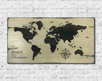 World Map Wood Wall Art world map wood | etsy World Map Wood Wall Art world map wood | etsy