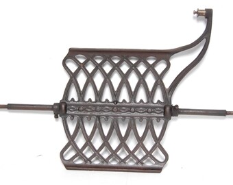 Antique Singer Sewing Machine Treadle Assembly circa 1890 Cast Iron Industrial