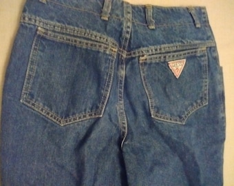 Vintage Guess Jeans Size 30 Button Front Fly Closure George Marciano 1980's