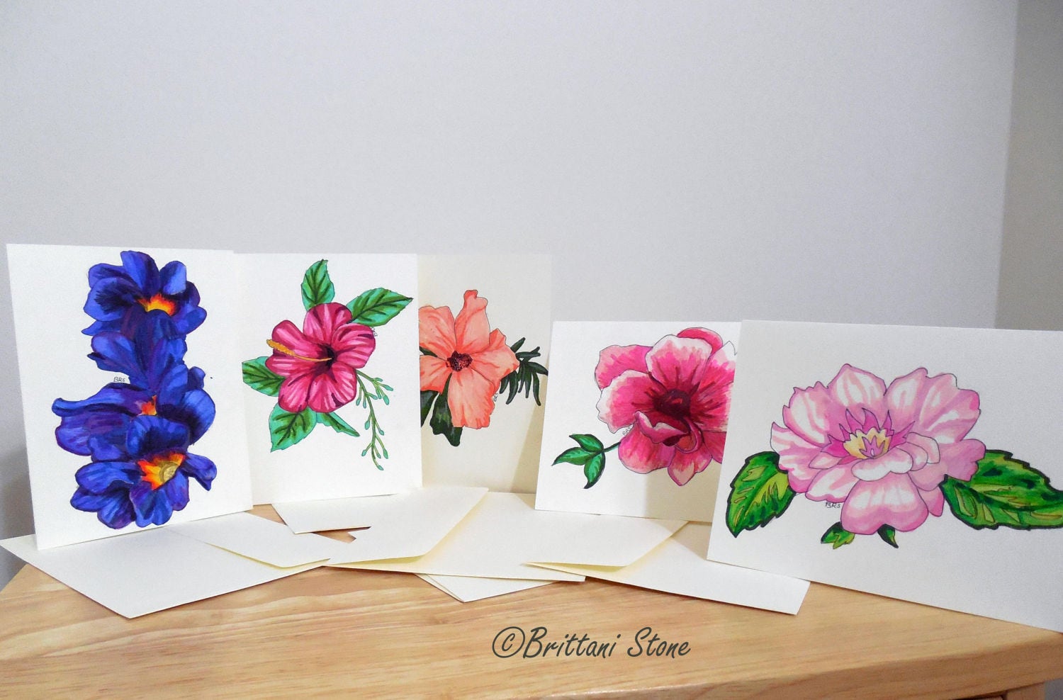 Flowers Greeting Card Bundle