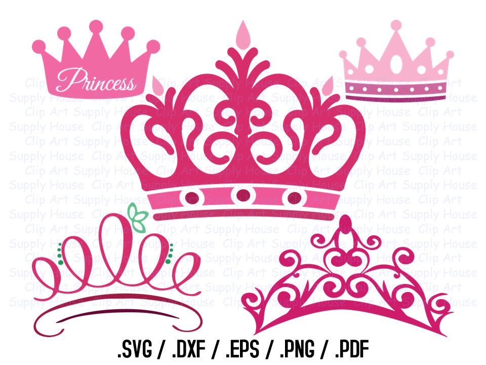 Download Princess Crown Clipart Design File SVG Clipart Crown Wall