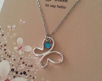 Butterfly Necklace / Sympathy Necklace / Loss of Child / Loss of a Loved One / Miscarriage Necklace