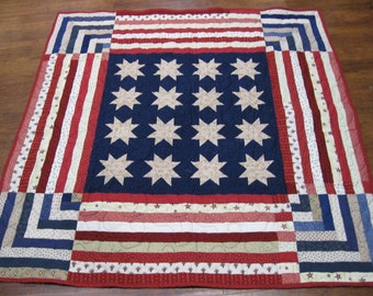 Patriotic Eagle Star Quilt Pattern