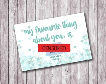 Rude Scratch Off Valentines Card, Valentine's Card, Anniversary Card, Rude Card, Naughty, Boyfriend Card, Dirty Valentine Card, Girlfriend