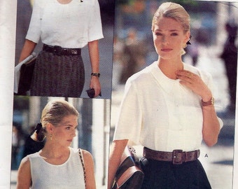 Misses' Petite Top & Blouse / Haut et blouse - TAMOTSU Vogue Career no 2454