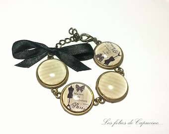 Bracelet cabochons •MAISON DE COUTURE•