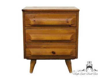 FRANKLIN SHOKEY Hand Burnished Pine Chest Nightstand 103