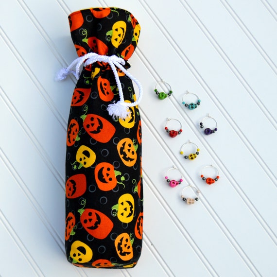 halloween wine bags