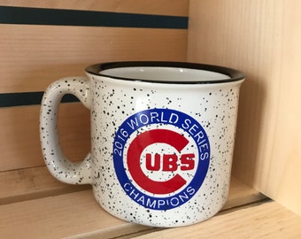 Chicago Cubs World Series campfire mug//Chicago Cubs//World Series 2016//coffee cup