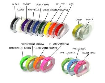 REFILL TAPE BUNDLES (4 rolls) for the MoTEX Embossing Label Maker (E-303)